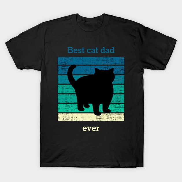 Cat t shirt - Best cat dad T-Shirt by hobbystory